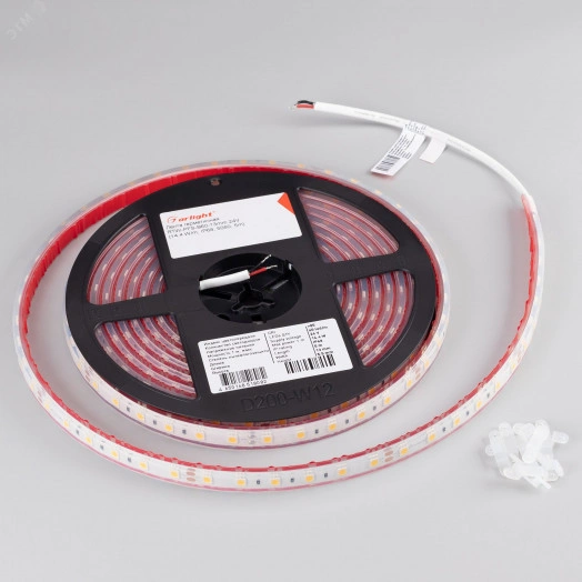 Лента герметичная RTW-PFS-B60-13mm 24V Day4000 (14.4 W/m, IP68, 5060, 5m) (, 14.4 Вт/м, IP68)