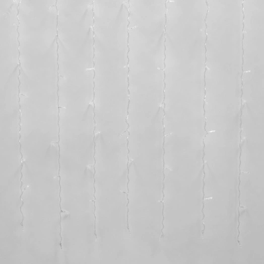 Занавес светодиодный,1,5х1,5 м 160 led белый с контроллером провод прозрачный IP20 ULD-C1515-160/DTA WHITE IP20