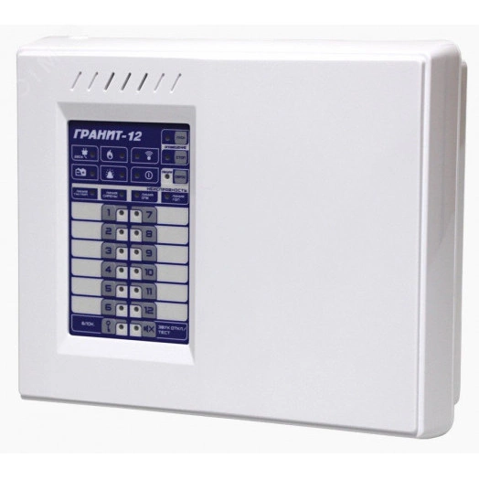 Прибор приемно-контрольный Гранит-12Л с           универсальным коммутатором