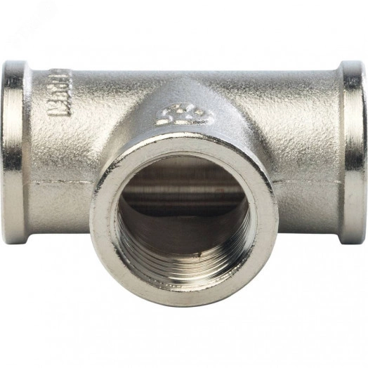 Тройник ВВВ 1/2'х1/2'х1/2' никелированный
