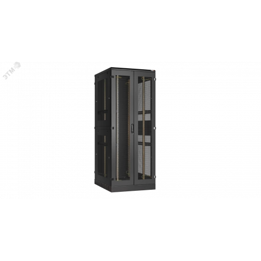 Шкаф напольный 19д 42U Ш800хВ2060хГ1000мм в разобранном виде черный