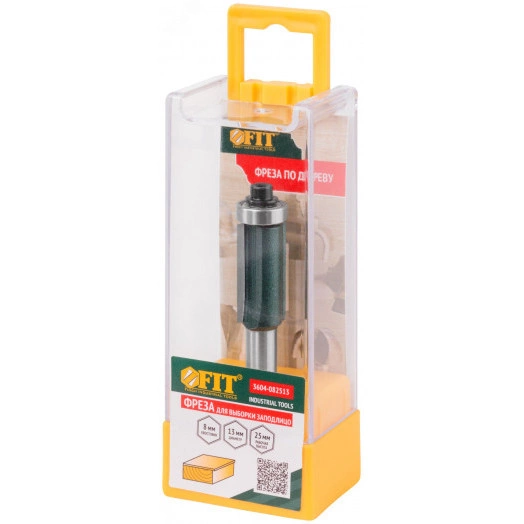 Фреза для выборки заподлицо с нижним подшипником DxHxL=13х25х67.5 мм