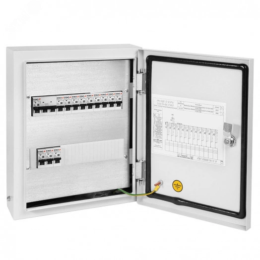 Низковольтное комплектное устройство ОЩВ-12 У2 IP54 (63А/12х25А, КЭАЗ)