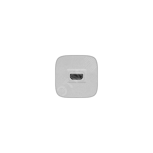 Valena ALLURE Розетка для аудио/видео устройств HDMI Тип А С лицевой панелью Алюминий