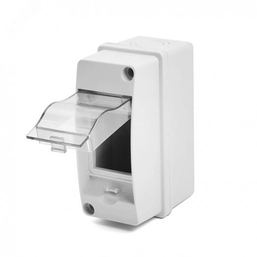 Бокс настенный 2 модуля, пластик, IP65 EBX50-1/02-65