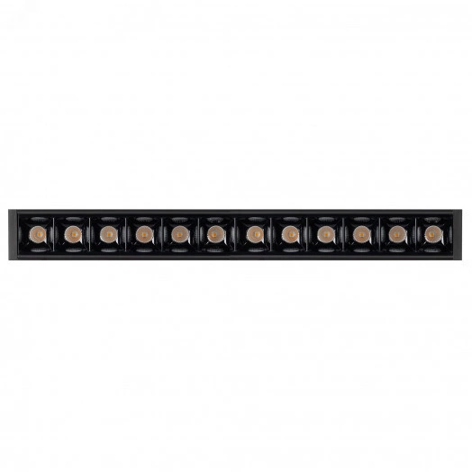 Светильник CLIP-38-LASER-S330-12W Warm3000 (BK, 36 deg, 24V) (, IP40 Металл, 3 года)