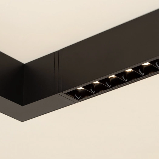 Светильник CLIP-38-LASER-S330-12W Warm3000 (BK, 36 deg, 24V) (, IP40 Металл, 3 года)