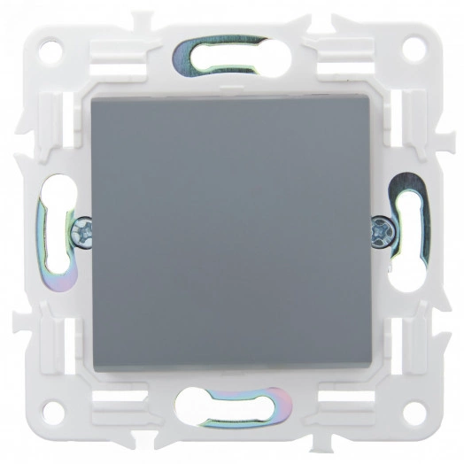 SKANDY Выключатель 1-клавишный 10А SK-V01Gr серый IEK