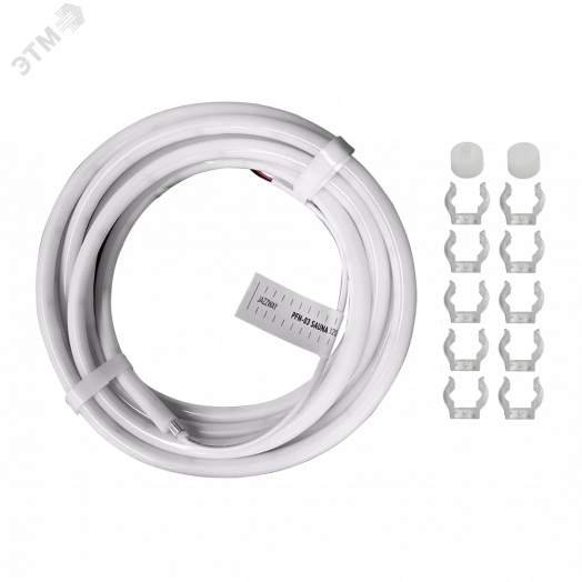 Лента светодиодная SAUNA 24V PFN-03 2835/120 4000K белый d13mm IP68 /5m/ Jazzway
