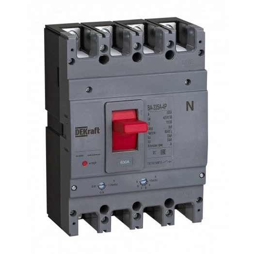 Силовой авт. выкл. 4P 630A 50кА ВА-335А