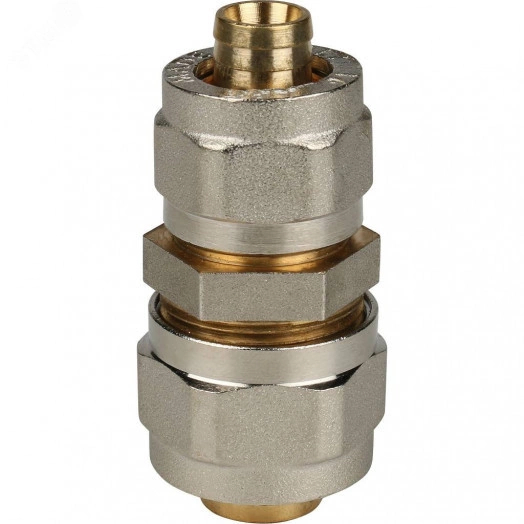 Муфта соединительная переходная 20x16 для металлопластиковых труб винтовой