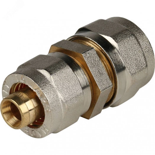 Муфта соединительная переходная 20x16 для металлопластиковых труб винтовой