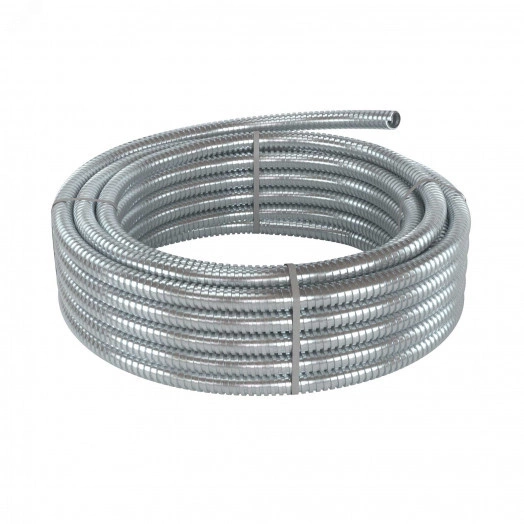 Металлорукав из оцинкованной стали DN 50мм D внутренний =50.5 мм D наружный=54.5 мм IP40 25м