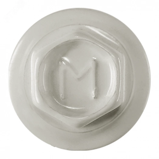 Саморез кровельный 4.8х70 RAL9003 сверло №1 шайба d=14мм с EPDM прокладкой