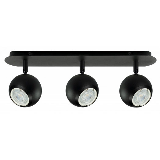 Светильник настенно-потолочный спот OL36-3 BK MR16 GU10 IP20 черный