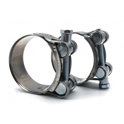 Хомут ленточный с болтом 44-47 W2 нержавеющая сталь 2.1 44-47/20 Н ГОСТ 28191-89