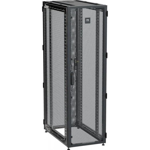 Шкаф серверный by ZPAS 19'' 45U 0.6x1.2м одностворчатые перфорированные двери черный РФ