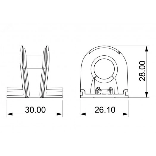 Соединитель  Rotondo, цвет черный