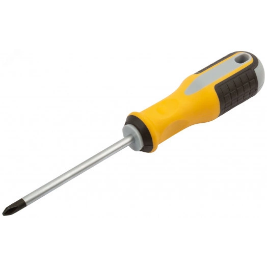 Отвертка ''Старт'', CrV сталь, прорезиненная ручка 6х100 мм РН2