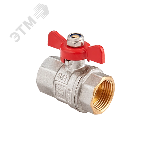 Кран шаровый 1' ВВ ручка бабочка