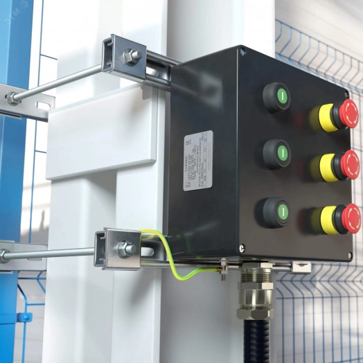 Обжимной комплект монтажных профилей тип 1, обхват конструкции габаритами 350 на 400 мм, для крепления 1 оболочки одноготипоразмера болтами  М8х80 4 шт. , горячеоцинкованный