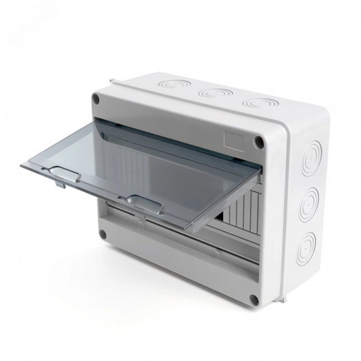 Бокс настенный 12 модулей, пластик, IP65, EBX50-1/12-65