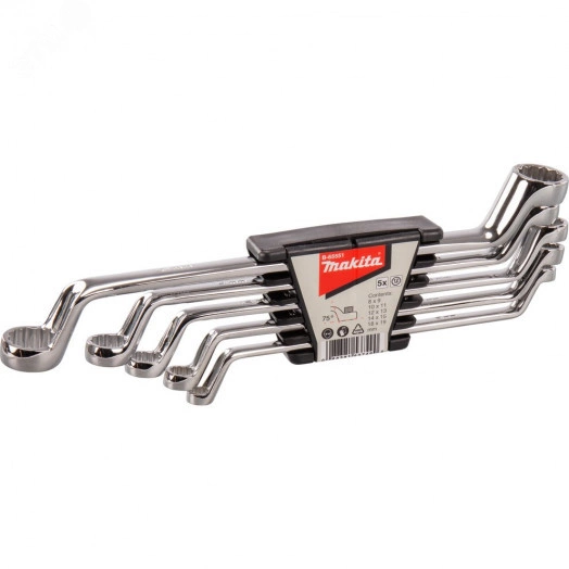 Набор накидных ключей 5 шт. (8x9, 10x11, 12x13, 14x15, 18x19мм)