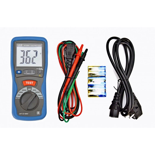 Тестер DT-5301 измеритель сопротивления петли фаза-нуль и тока короткого замыкания