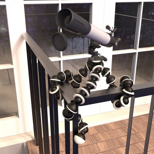 Тренога гибкая для установки кольцевого светильника серый Ring Gauss