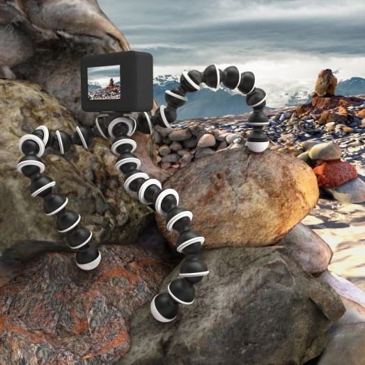 Тренога гибкая для установки кольцевого светильника серый Ring Gauss