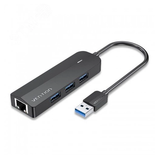 Хаб USB 3.0 M на 3 порта OTG USB 3.0, RJ45