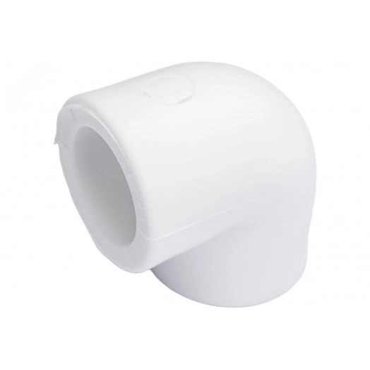 Угольник 25 мм 90 град., полипропиленовый, белый