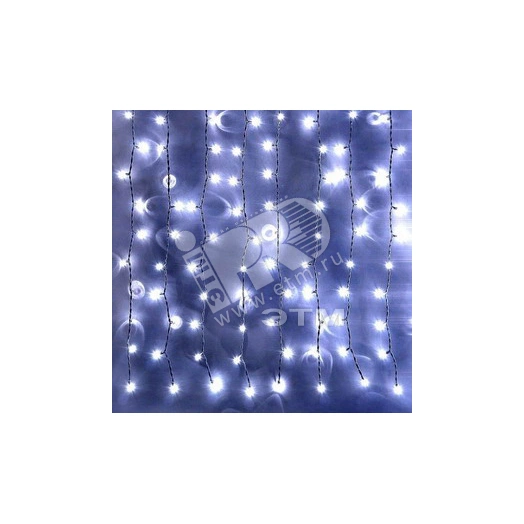 Световой занавес 625LED 2.5х1.5м уличный белый