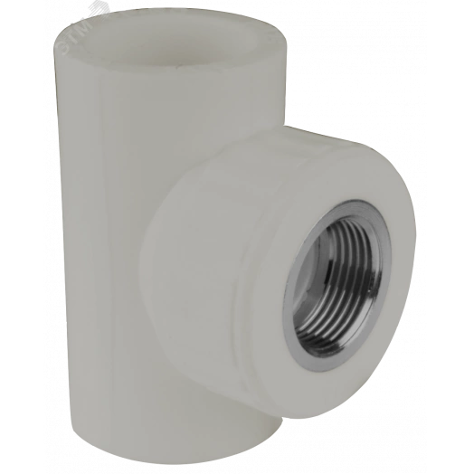 Тройник переходной с внутренней резьбой 25х1/2х25 (60/15) серый