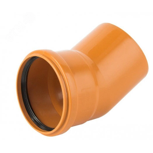 Отвод 30 градусов 110мм для наружной канализации