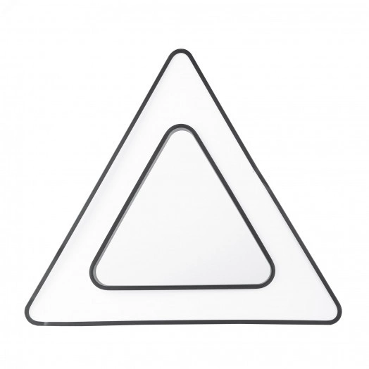 Светильник светодиодный Geometria Delta SPO-154-B-40K-042 42Вт 4000К 2300Лм IP40 800*800*80 черный подвесной