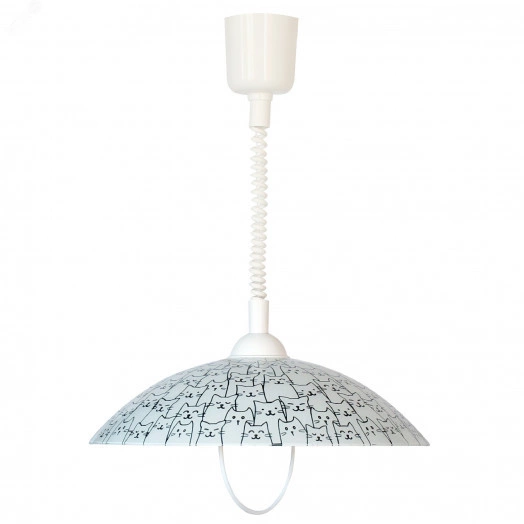 Светильник Коты 410 НСБ 72-60 М52 матовый белыйлифт белый ИУ