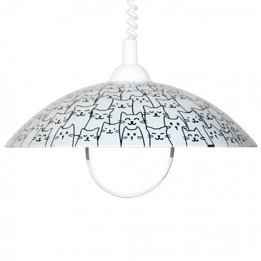 Светильник Коты 410 НСБ 72-60 М52 матовый белыйлифт белый ИУ