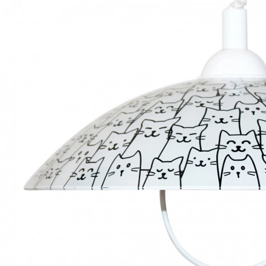 Светильник Коты 410 НСБ 72-60 М52 матовый белыйлифт белый ИУ