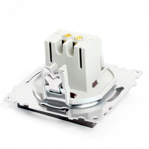 Розетка двухместная USB (механизм), 250В, 2,1А, серия Катрин, шоколад Stekker