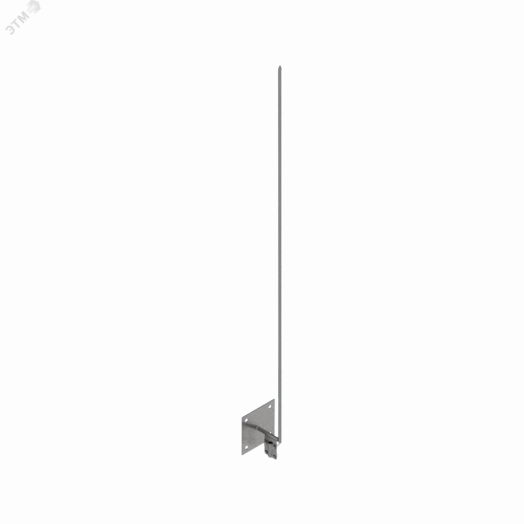 Молниеприемная мачта на дымоход цельная H2,5 м HD