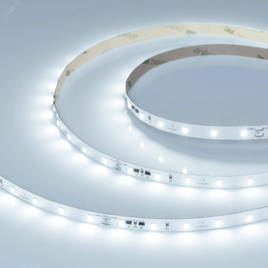 Лента IC-A60-8mm 24V White6000 (4.8 W/m, IP20, 2835, 10m) (, стабилизированная)