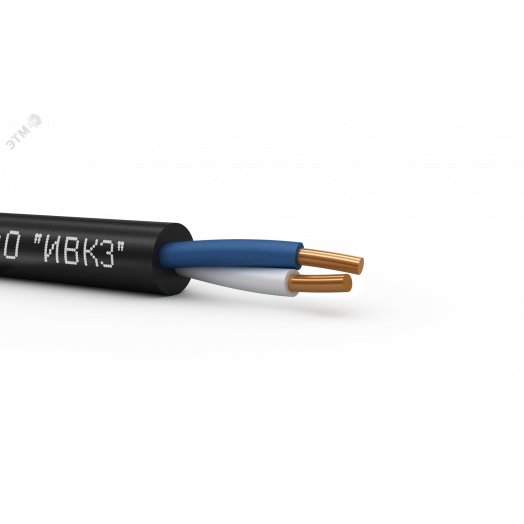 Кабель силовой ВВГнг(А)-LS 2х2.5 ок (N)-1 (100м) ТРТС