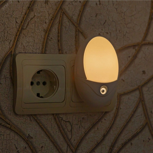 Светильник-ночник- Овал DTL-317 С фотосенсором (день-ночь) Белый ТМ