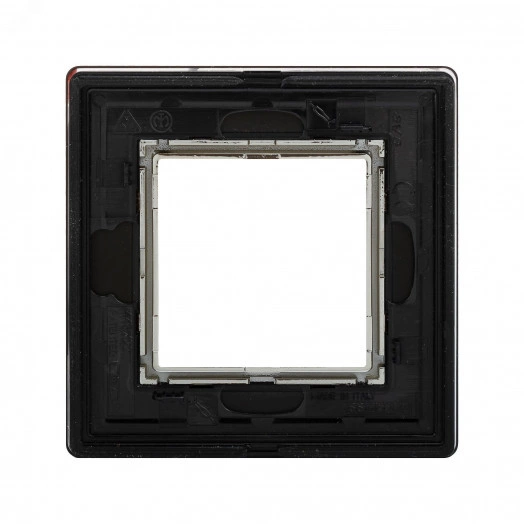 Рамка из алюминия, ''Avanti'', черная, 2 модуля