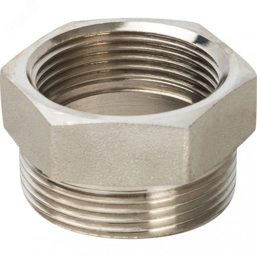 Разъемное соединение 'американка' ВН никелированное, уплотнение под гайкой o-ring кольцо 1'1/2