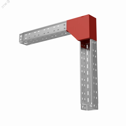 Угол верт. внеш. L 80х100 мм с разворотом трассы на 90 гр. ПЛЮС HD