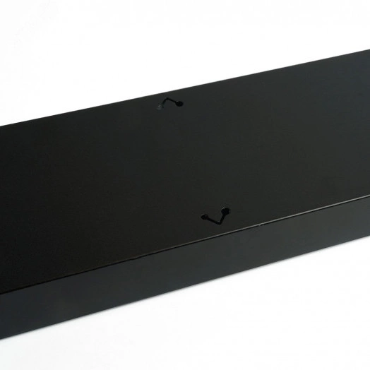 Светильник светодиодный ДПО-42вт 4000К 3360Лм линейный рассеиватель матовый в стальном корпусе черный Feron.ONE