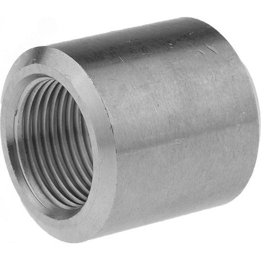 Бобышка приварная №2 БП-БТ-30-1/2' под БТ с резьбой 1/2', длина 30мм, нержавеющая сталь