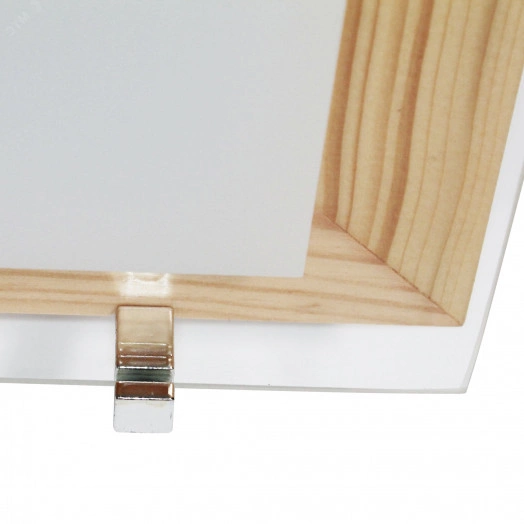 Светильник Полесье 400х400 НПБ 09-3х40-003 М97 белый корпус сосна держатель хром ИУ